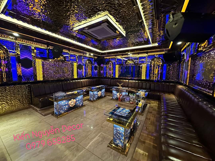 mẫu phòng karaoke chất liệu inox PCCC năm 2023